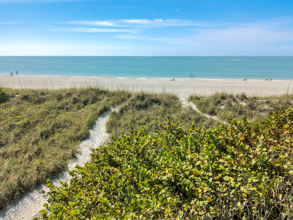 Treasure Island Beach view from Eiko's Beach House